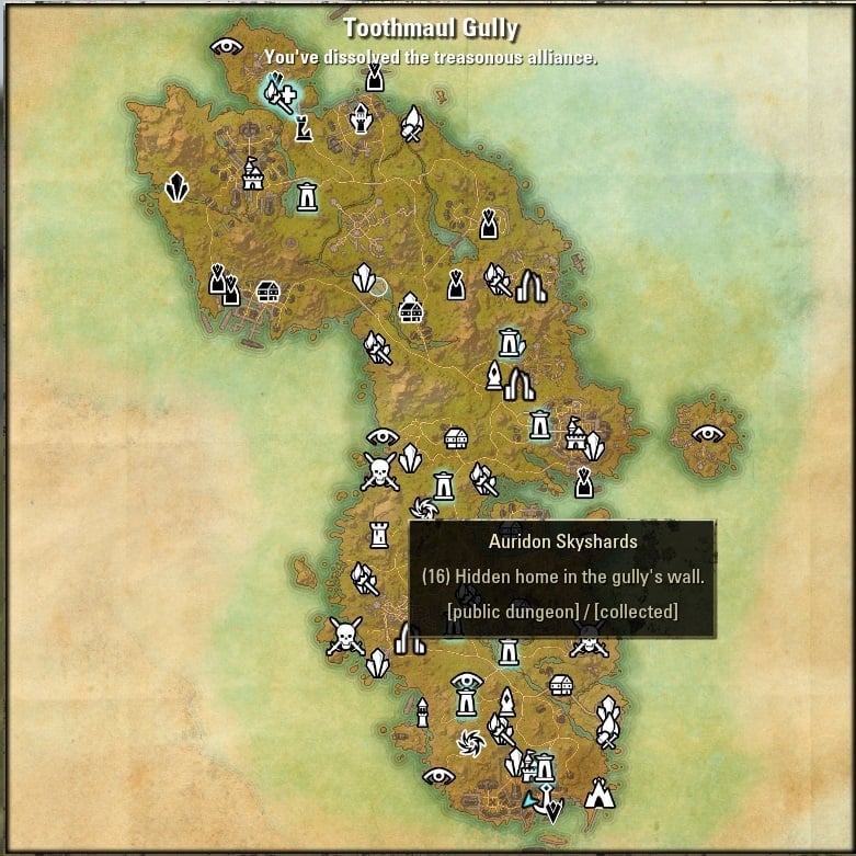 Skyshards Map Coords Compasses Elder Scrolls Online Addons