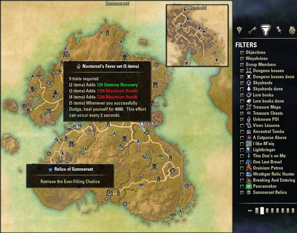 Garbage can eternal Miner Map Pins : Map, Coords, Compasses : Elder Scrolls Online AddOns