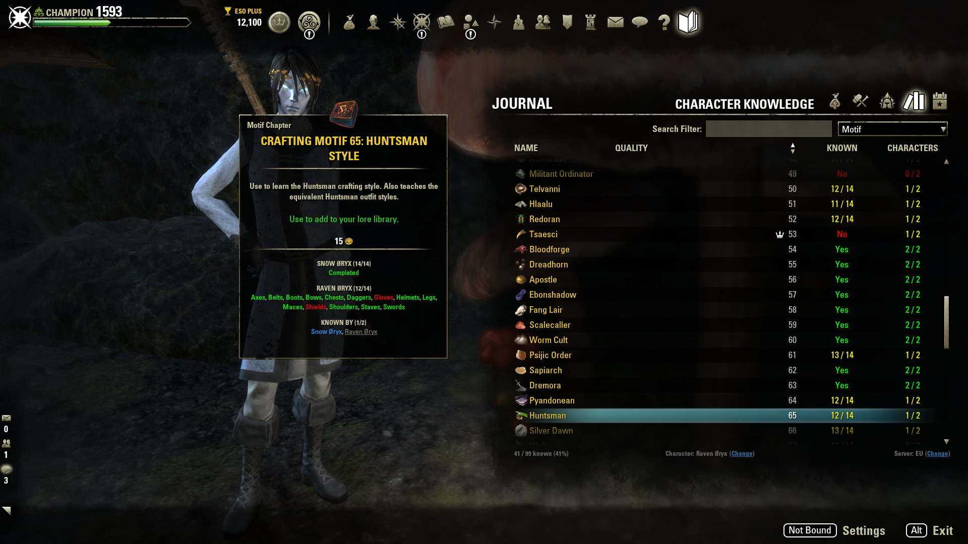 FCM Quest Tracker : Character Advancement : Elder Scrolls Online AddOns