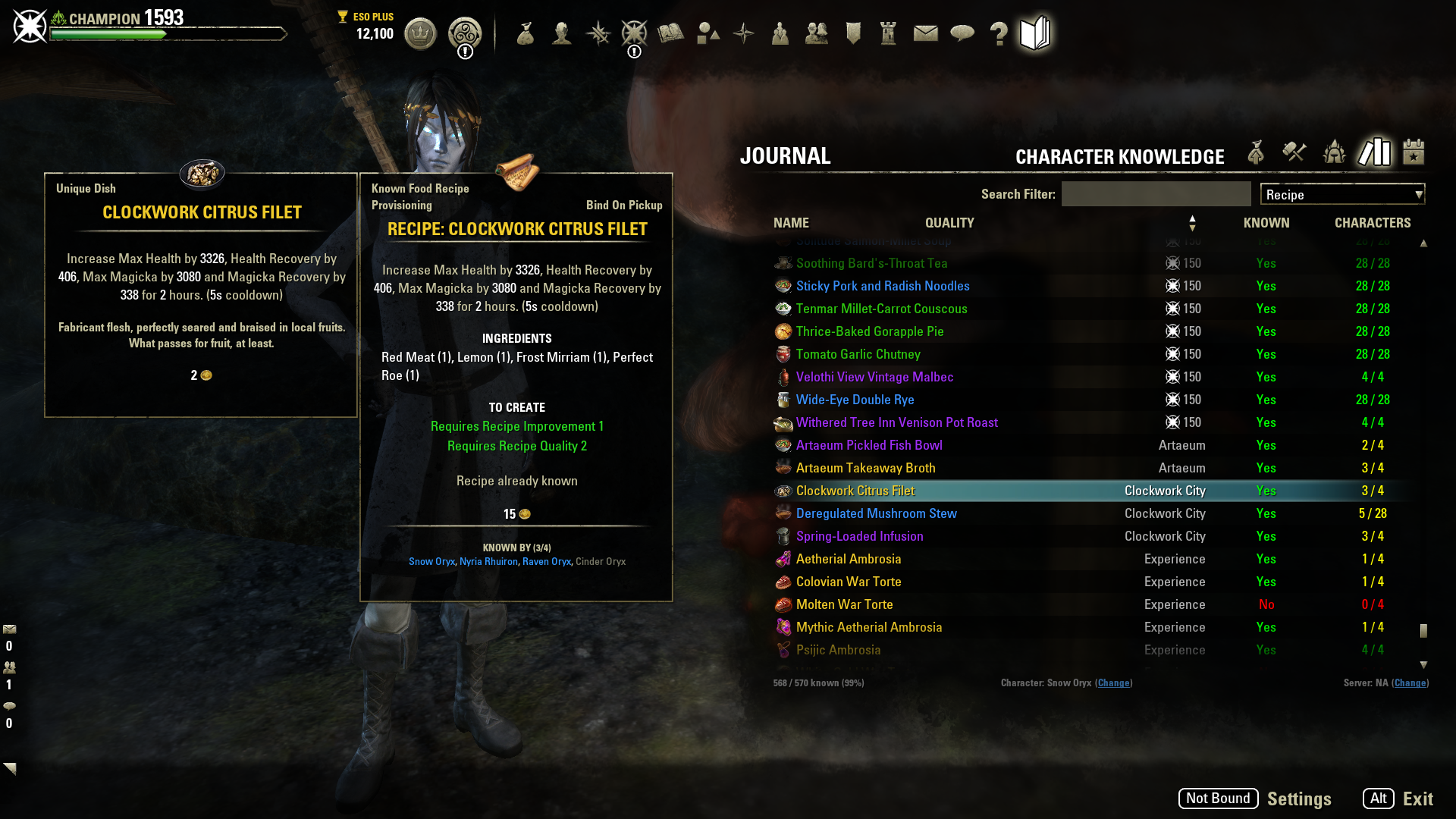 eso recipe addon terbaru