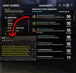 Achievement IDs : Developer Utilities : Elder Scrolls Online AddOns