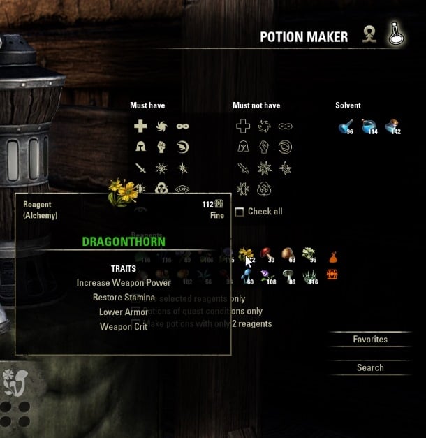 potion maker eso