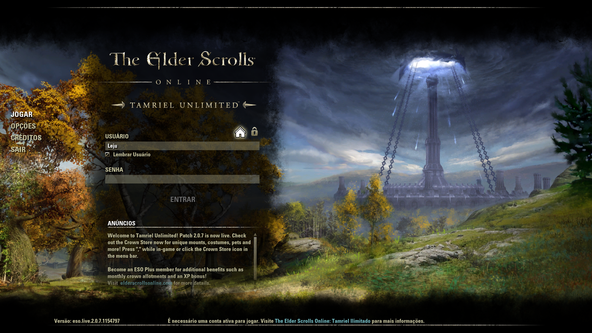 ELDER SCROLLS ONLINE TRADUÇÃO PARA PORTUGUÊS! 