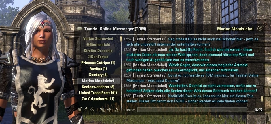 TOM - Tamriel Online Messenger : Discontinued & Outdated : Elder