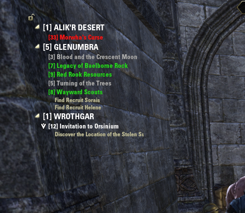 FCM Quest Tracker : Character Advancement : Elder Scrolls Online AddOns