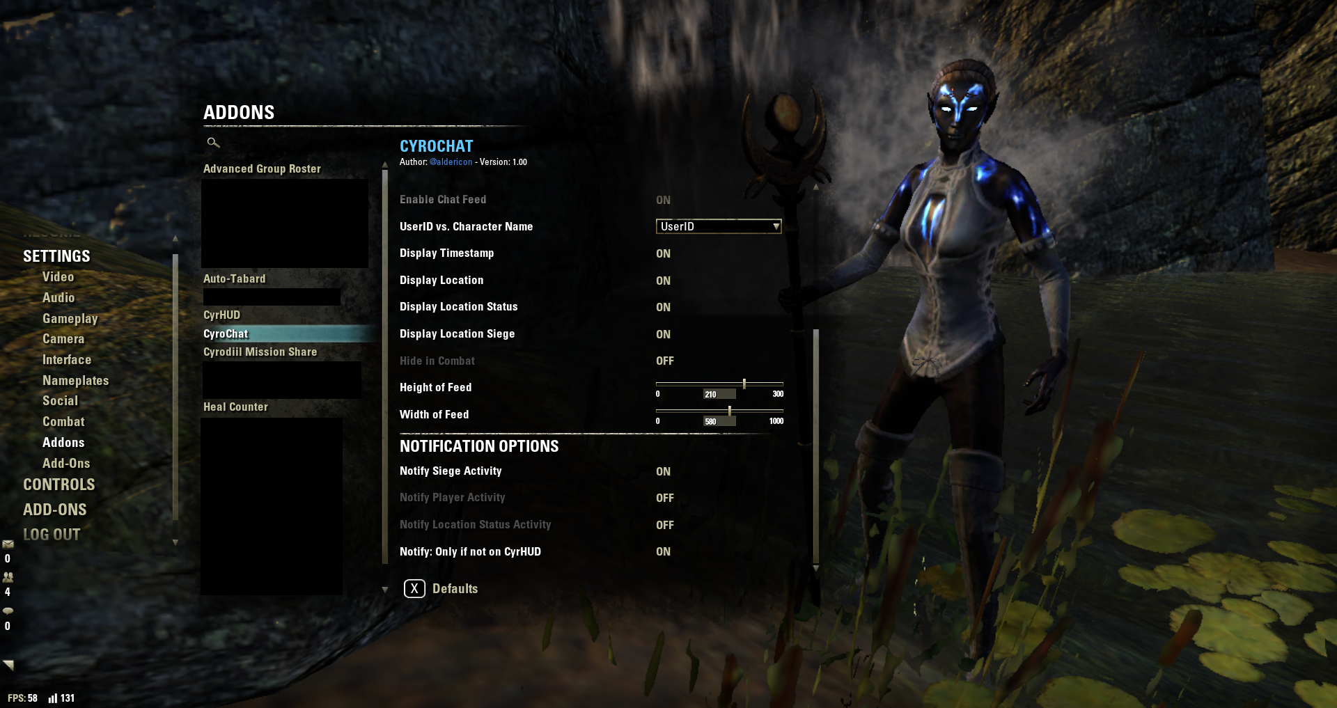 CyroChat : PvP : Elder Scrolls Online AddOns