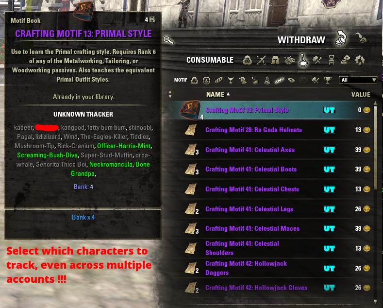 Fully Customizable MultiQuests Tracker : Discontinued & Outdated : Elder  Scrolls Online AddOns