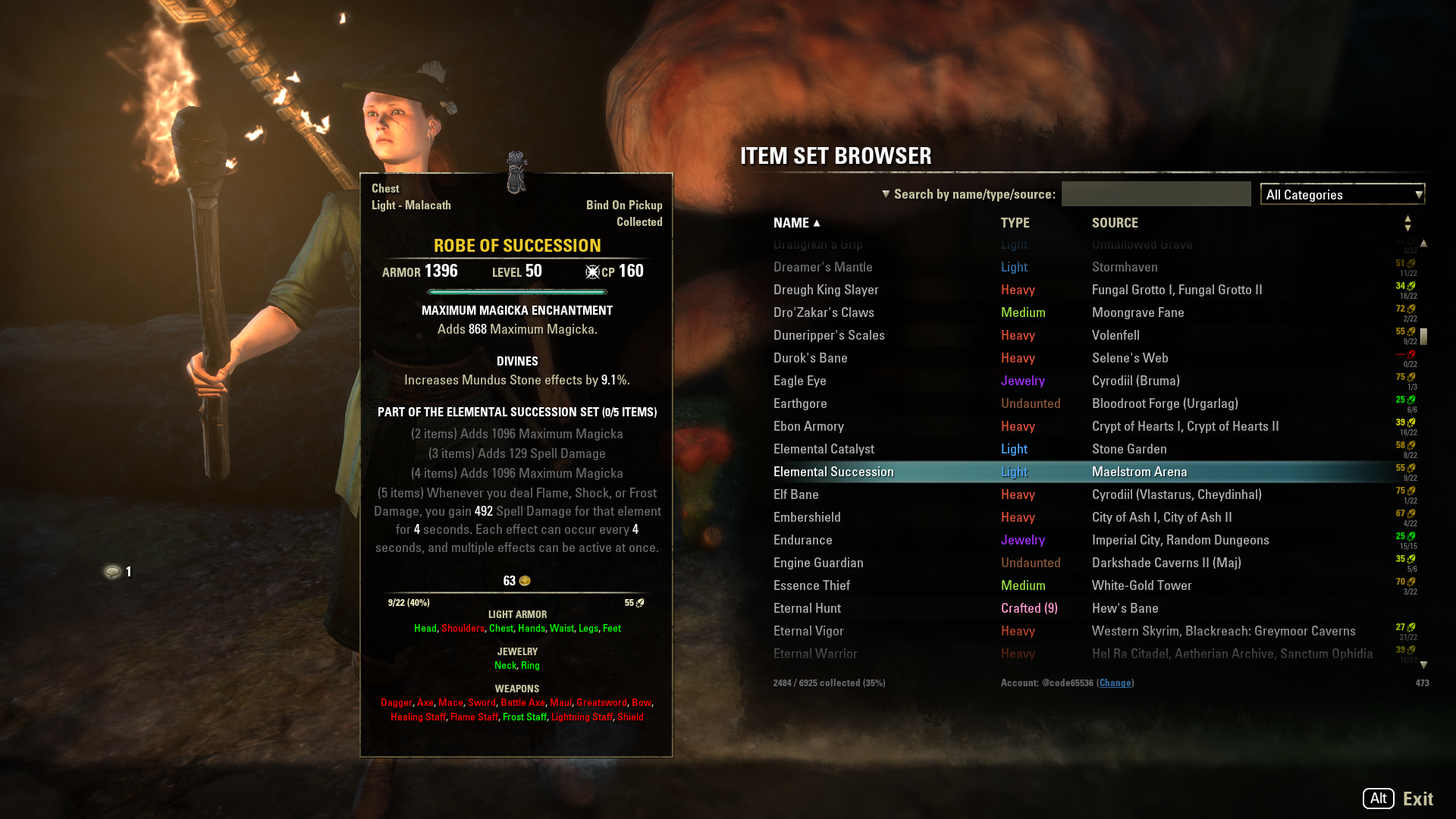 ESO is Adding Item Set Collection System 