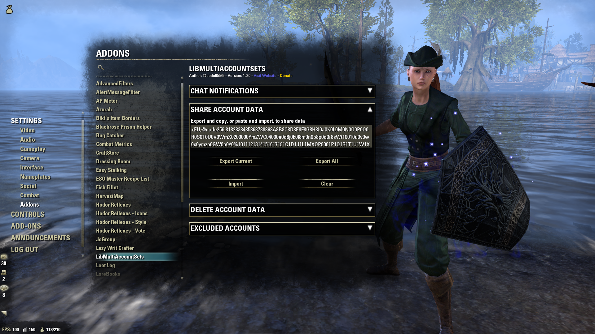 LibMultiAccountSets : Libraries : Elder Scrolls Online AddOns